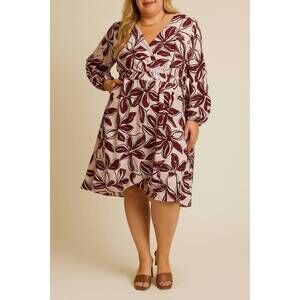 NEW FAIRE paint the town mini dress - plus in pink